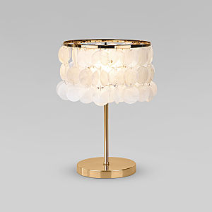 Настольная лампа Sandra 208101 латунь/перламутр