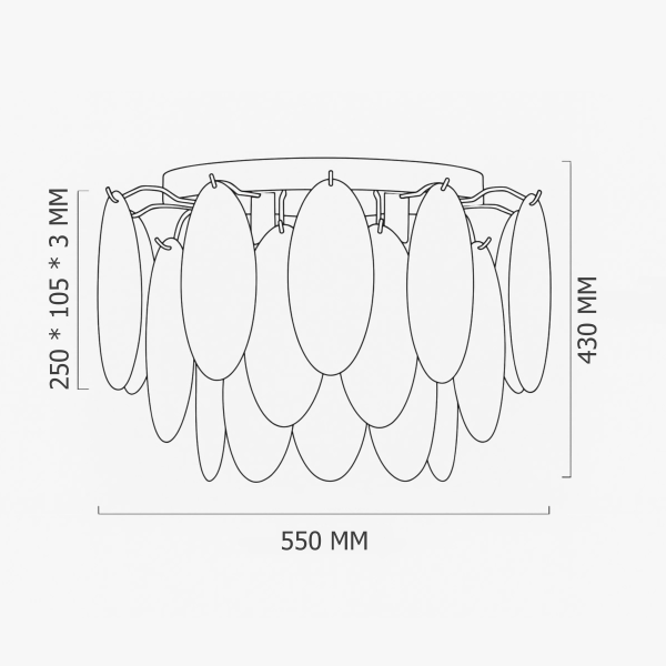 Потолочная люстра Cld_11005 289867-87