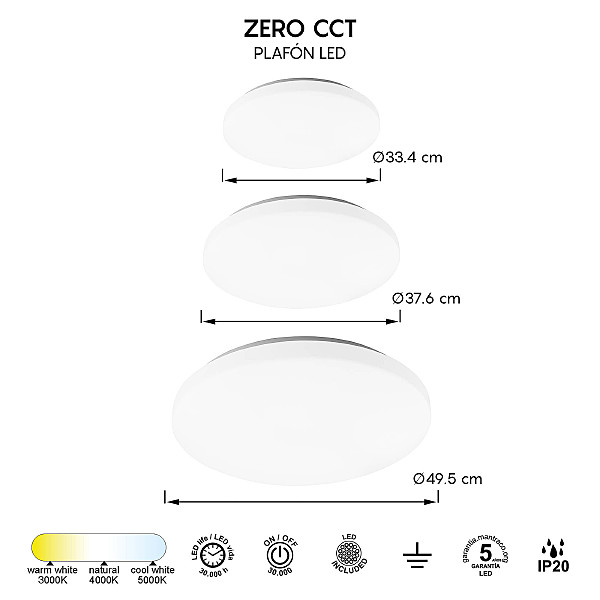 Светильник потолочный Zero 8693