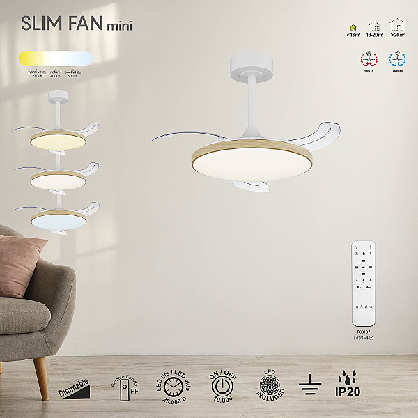 Потолочная люстра Slim Fan 9009