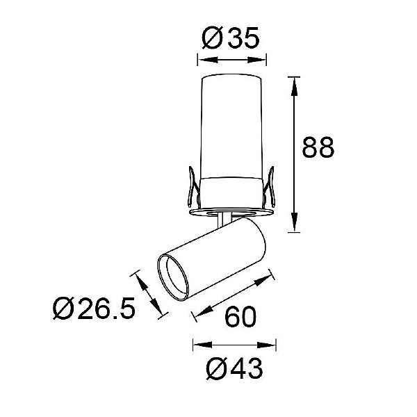 Встраиваемый светильник Garda 9140