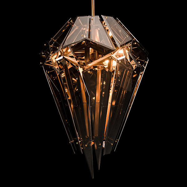 Подвесная люстра Shard 10432 Smoke
