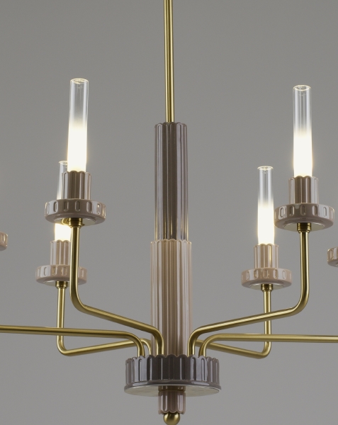 Люстра на штанге Atelieri V11691-PL