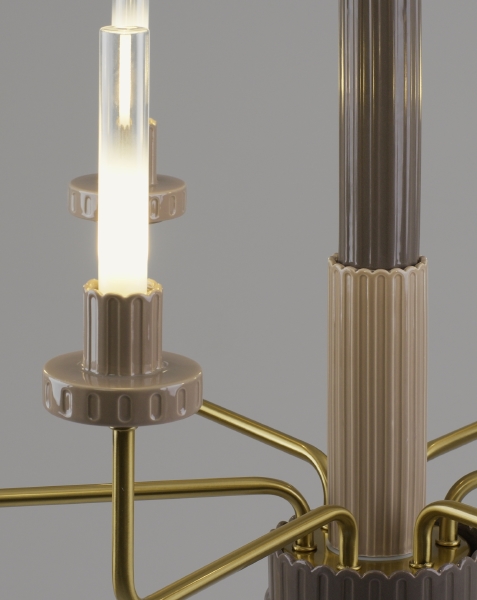 Люстра на штанге Atelieri V11691-PL