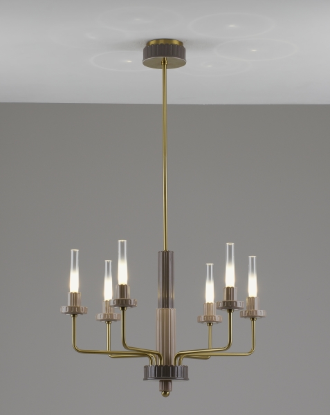 Люстра на штанге Atelieri V11691-PL