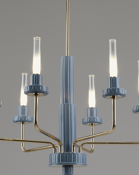 Люстра на штанге Atelieri V11692-PL