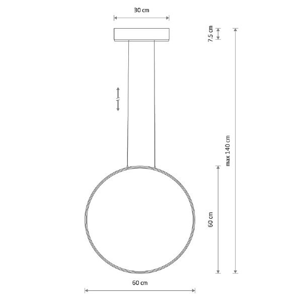 Светильник подвесной Circolo Led M 11605