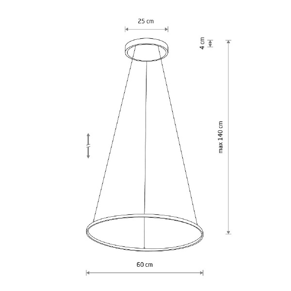 Подвесная люстра Circolo Led M 11604