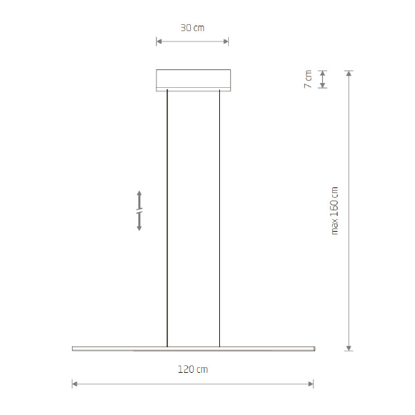 Светильник подвесной Bar Led S 11584