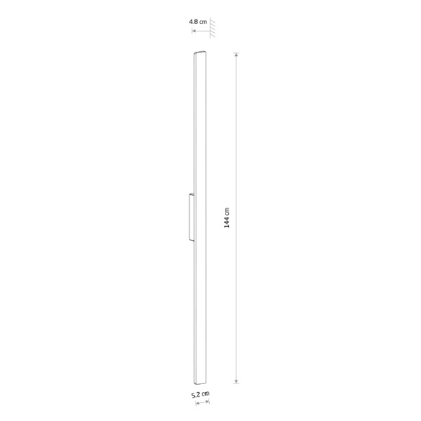 Уличный настенный светильник Demi Led L 11561
