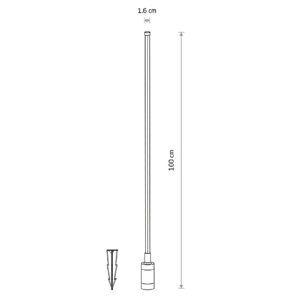 Грунтовый светильник Zuri Led 11547