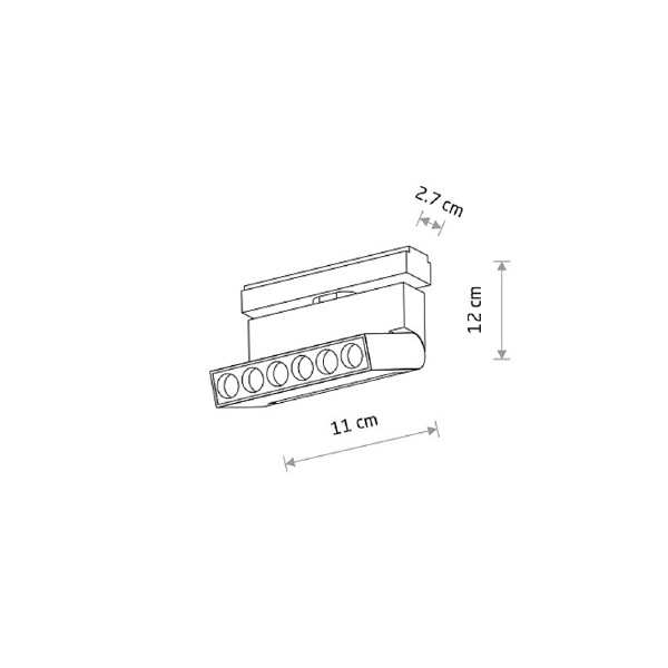 Трековый светильник Focus Out Led 11312
