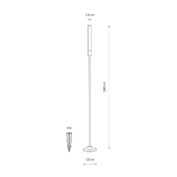 Грунтовый светильник Zola Led 11545