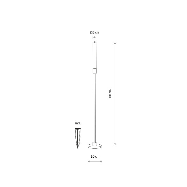 Грунтовый светильник Zola Led 11544