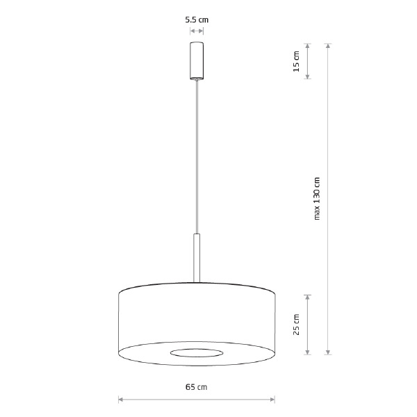 Светильник подвесной Santana L 11653