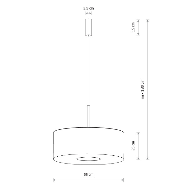 Светильник подвесной Santana L 11660