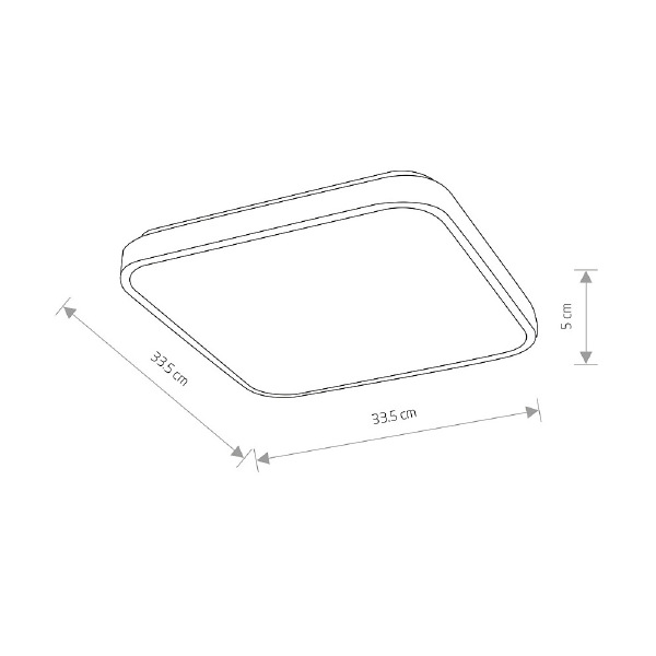 Уличный потолочный светильник Agnes Square Led Pro 10984