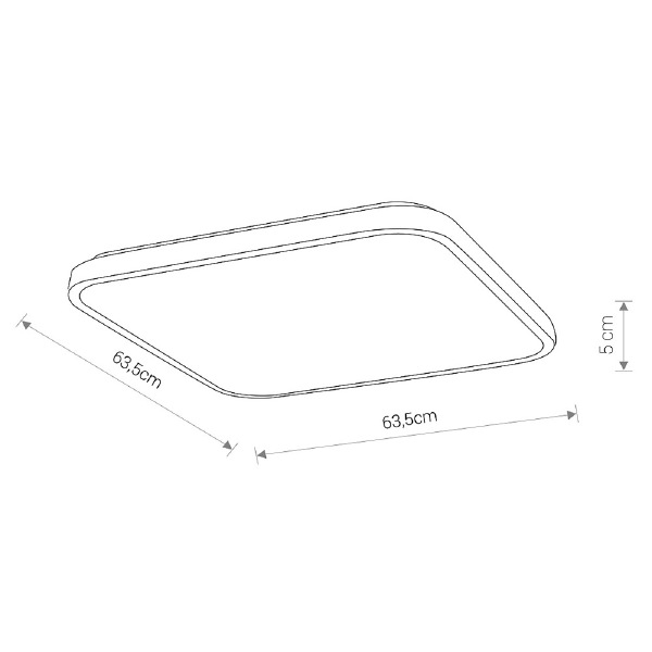 Уличный потолочный светильник Agnes Square Led Pro 10993