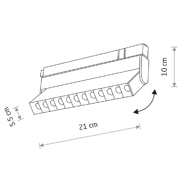 Трековый светильник Focus Led 11634