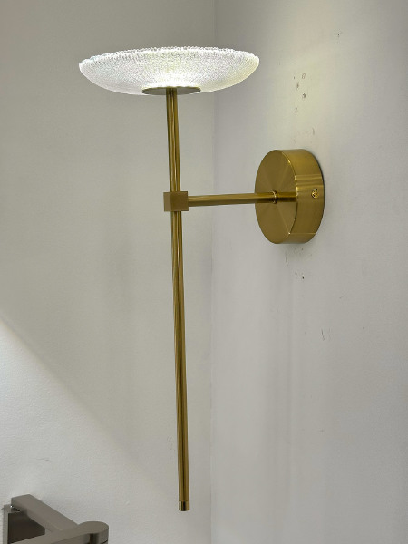 Настенное бра Wall lamp OB2415-1G gold/clear