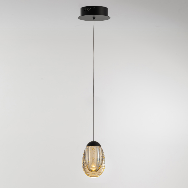 Светильник подвесной MD25090022 MD25090022-1A matt black/champagne