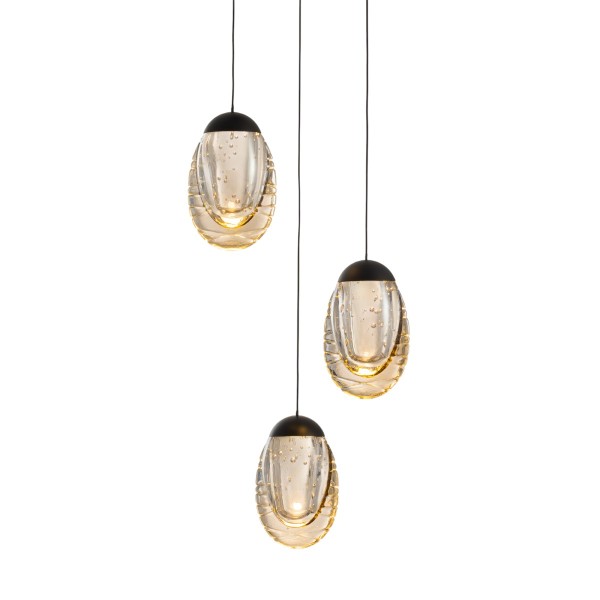 Светильник подвесной MD25090022 MD25090022-3A matt black/champagne