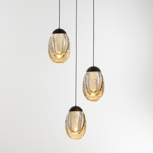 Светильник подвесной MD25090022 MD25090022-3A matt black/champagne