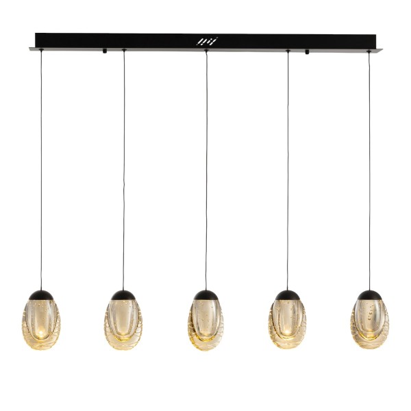 Светильник подвесной MD25090022 MD25090022-5B matt black/champagne