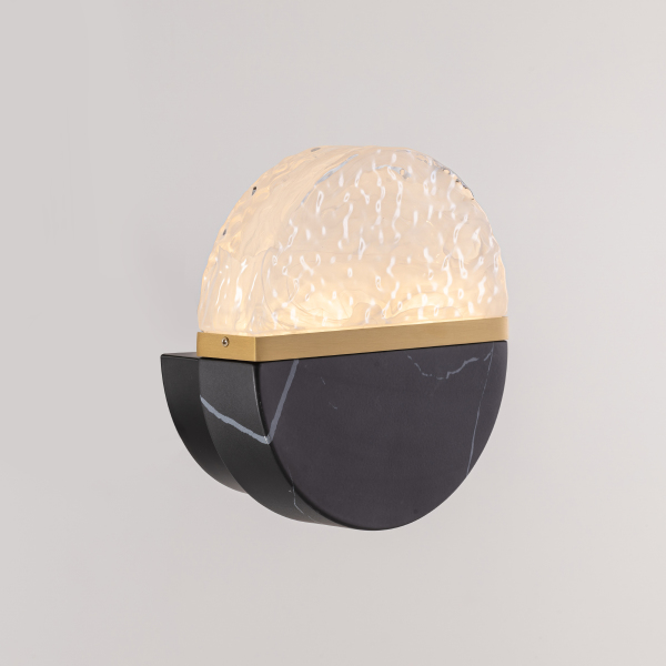 Настенный светильник MD25030008 MB25030008-1A brass/black