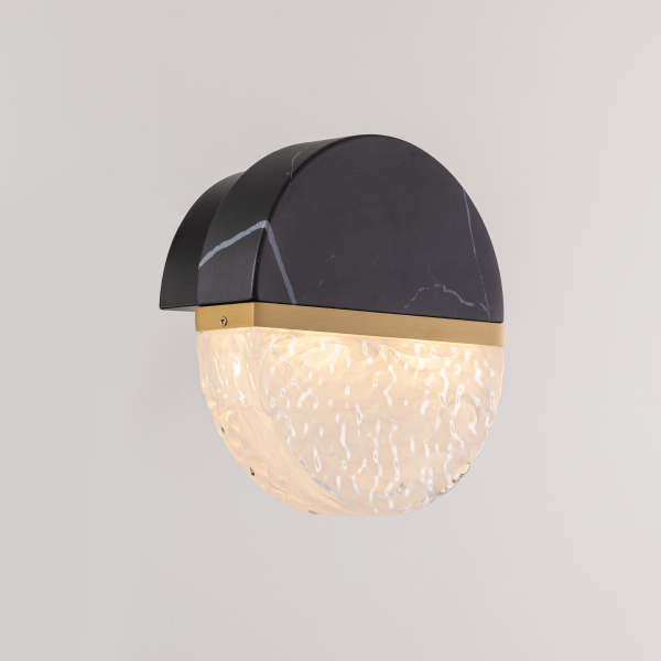 Настенный светильник MD25030008 MB25030008-1A brass/black