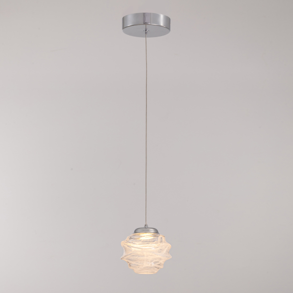 Светильник подвесной MD25030003 MD25030003-1A chrome/clear