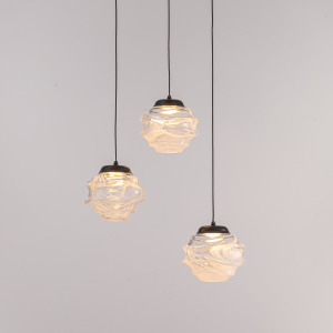 Светильник подвесной MD25030003 MD25030003-3A matt black/clear