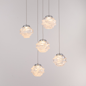 Светильник подвесной MD25030003 MD25030003-5A chrome/clear