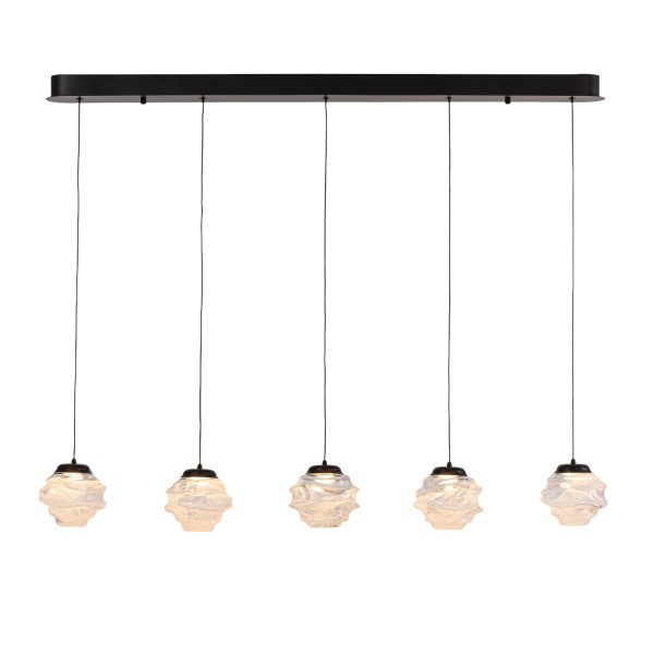 Светильник подвесной MD25030003 MD25030003-5B matt black/clear