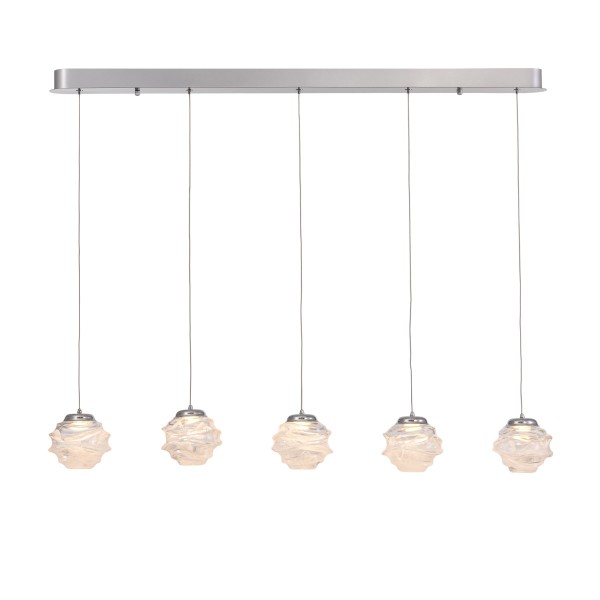 Светильник подвесной MD25030003 MD25030003-5B chrome/clear