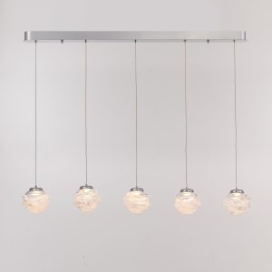 Светильник подвесной MD25030003 MD25030003-5B chrome/clear