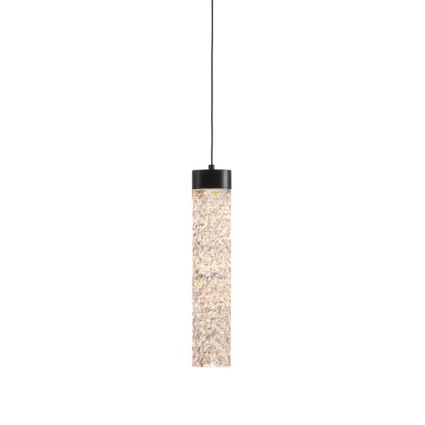 Светильник подвесной MD24030028 MD24030028-1A matt black/clear