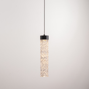 Светильник подвесной MD24030028 MD24030028-1A matt black/clear