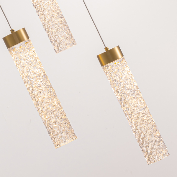 Светильник подвесной MD24030028 MD24030028-3A brass/clear