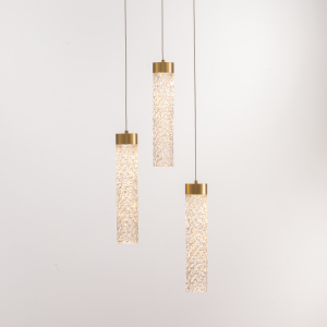 Светильник подвесной MD24030028 MD24030028-3A brass/clear