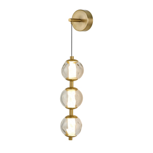 Настенное бра OD2437 OB2437 brass/clear