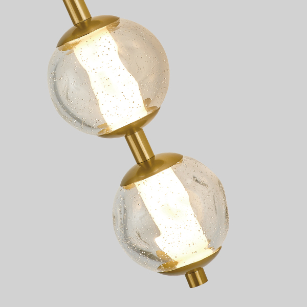 Настенное бра OD2437 OB2437 brass/clear