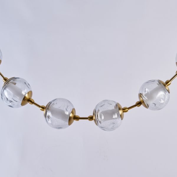 Светильник подвесной OD2437 OD2437A-16 brass/clear