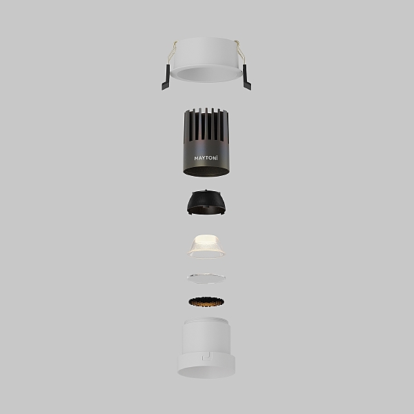 Встраиваемый светильник Dip DL116-10W-3K-W