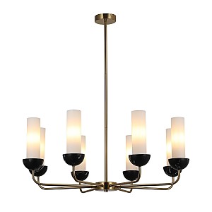 Люстра на штанге G31355 G31355/8BRS BK WT