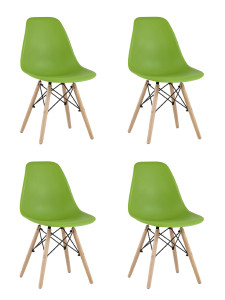 Комплект стульев Style DSW Y801-V SEAT green x4