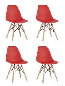 Комплект стульев Style DSW Y801-V SEAT red x4
