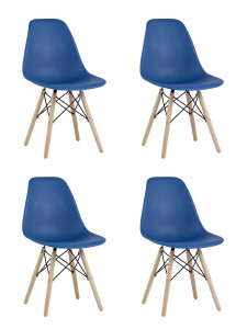 Комплект стульев Style DSW Y801-V SEAT navy x4