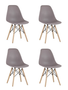 Комплект стульев Style DSW Y801-V SEAT dark grey x4