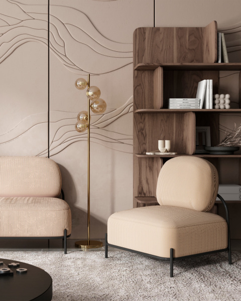 Кресло Стоун vd-stone-cl-bone